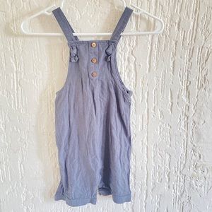 Oliver & Rain Gray Jumpsuit One Piece Overalls Size 4 Toddler